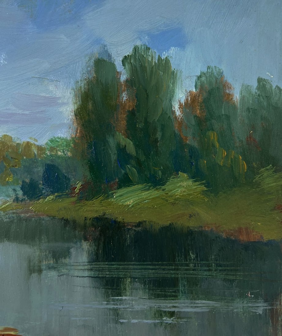 Oil painting The Winding River Yuriy Suprunchuk - 4