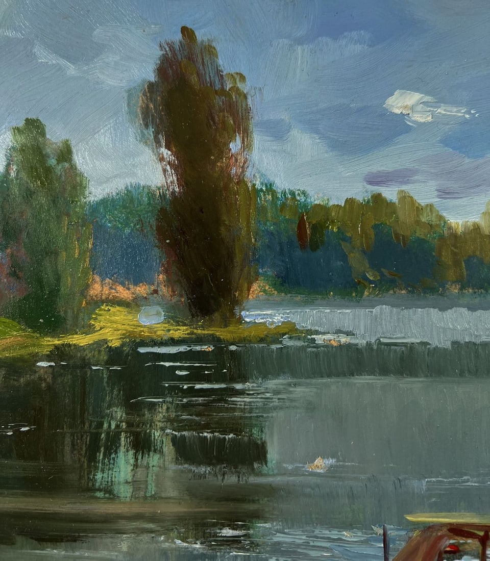 Oil painting The Winding River Yuriy Suprunchuk - 5