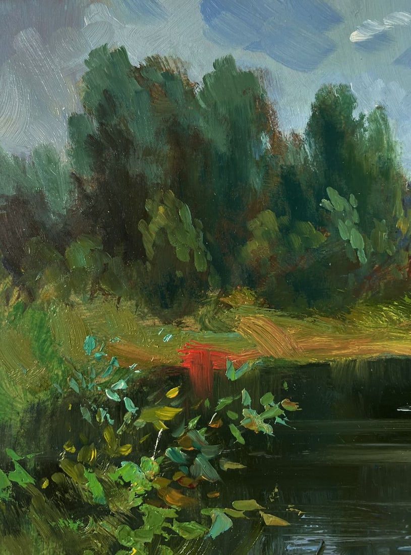 Oil painting The Winding River Yuriy Suprunchuk - 6