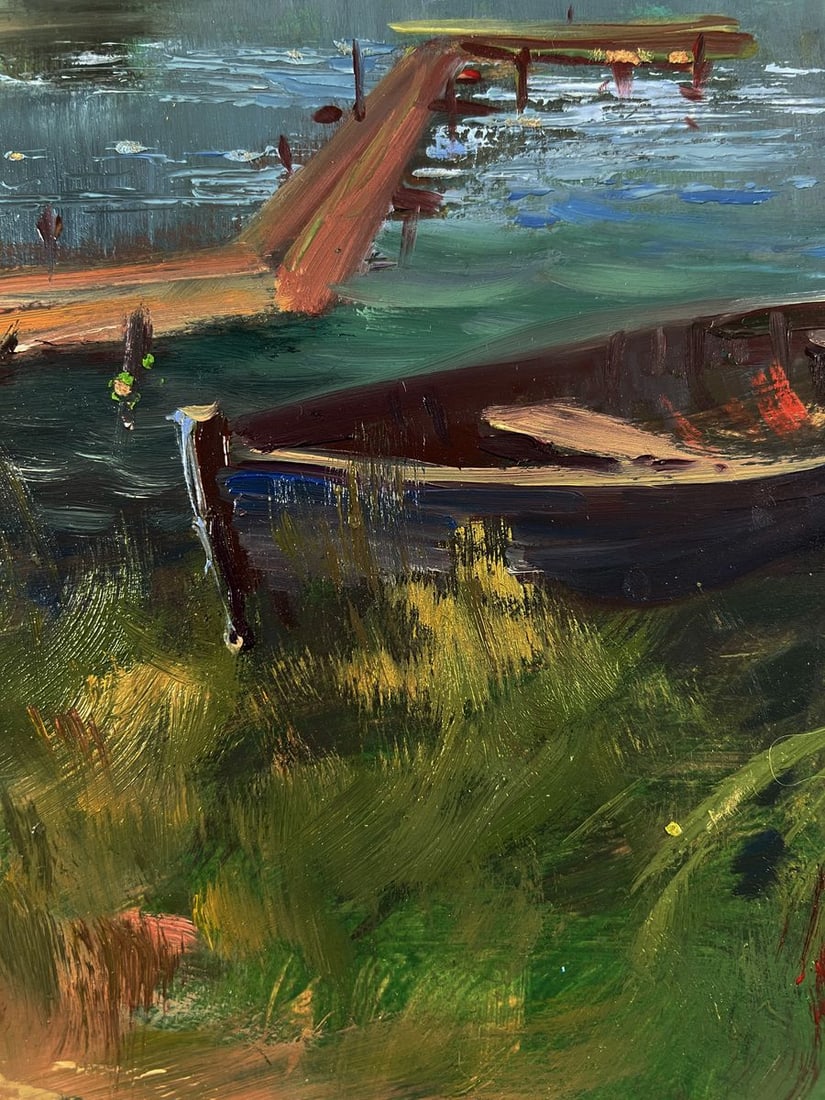 Oil painting The Winding River Yuriy Suprunchuk - 8