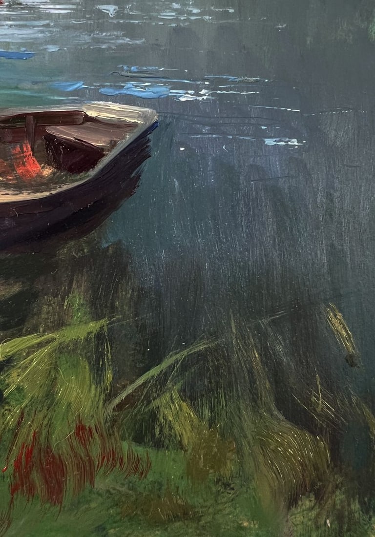 Oil painting The Winding River Yuriy Suprunchuk - 9