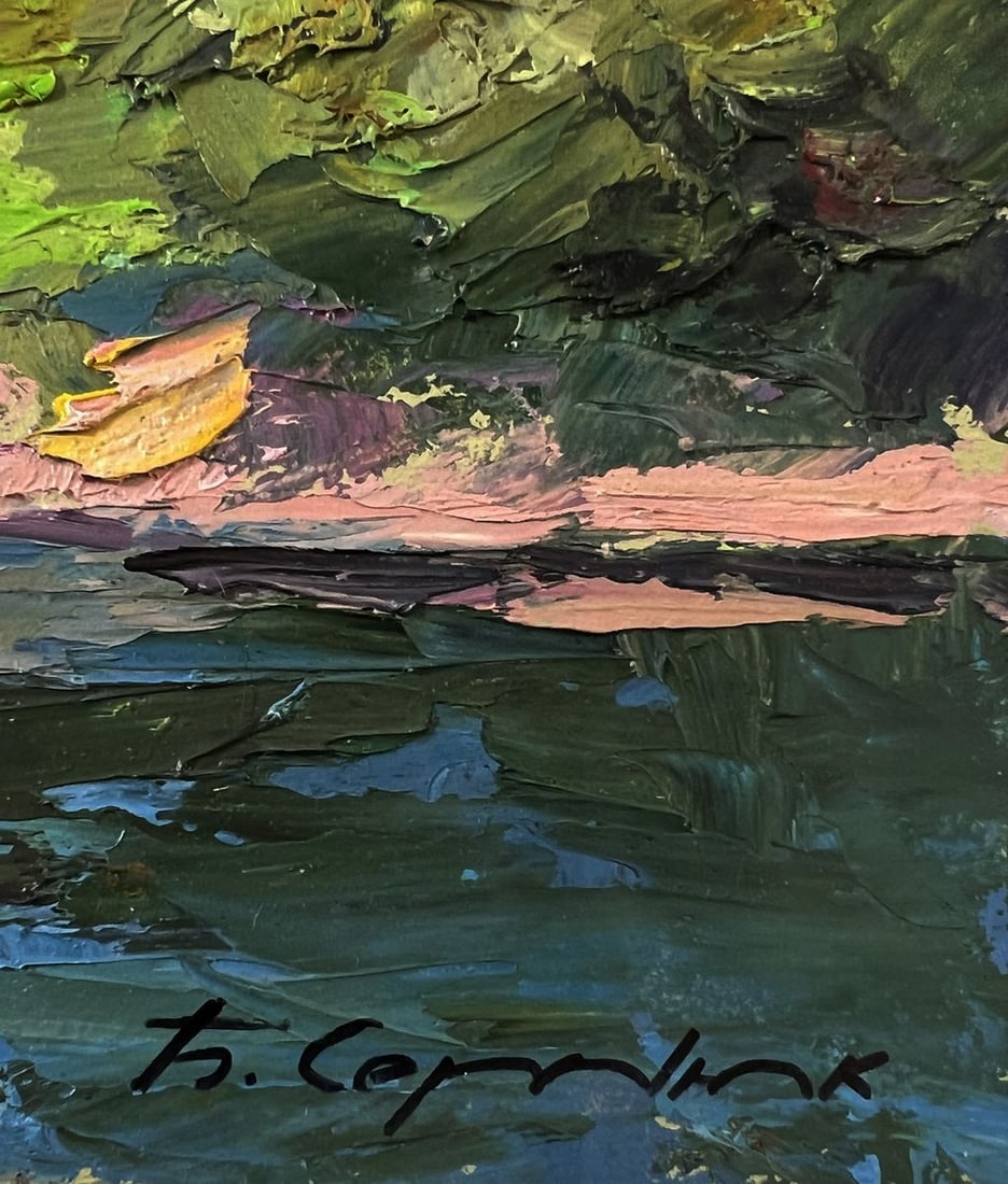 Oil painting Morning fishing Boris Serdyuk - 9