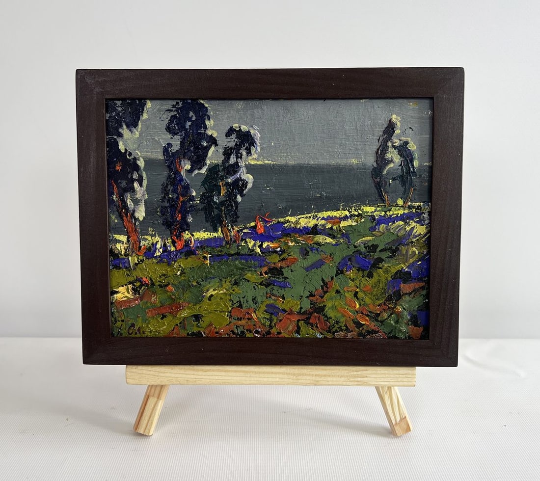 Oil painting Far beyond the river Alex Kalenyuk (1 of 8)