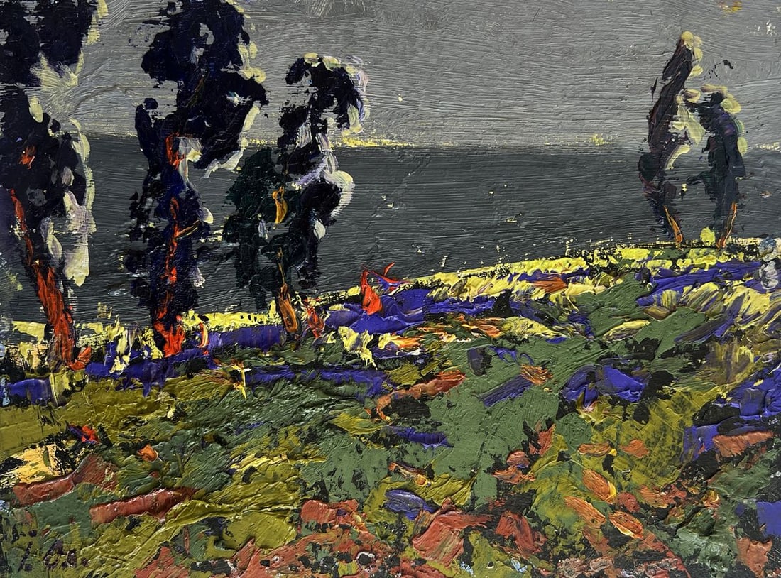 Oil painting Far beyond the river Alex Kalenyuk - 3