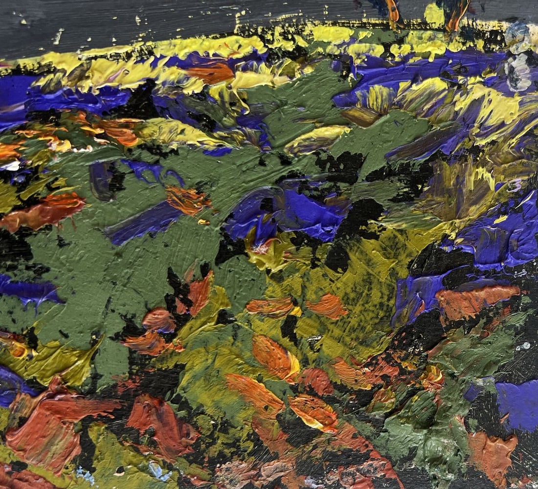 Oil painting Far beyond the river Alex Kalenyuk - 4