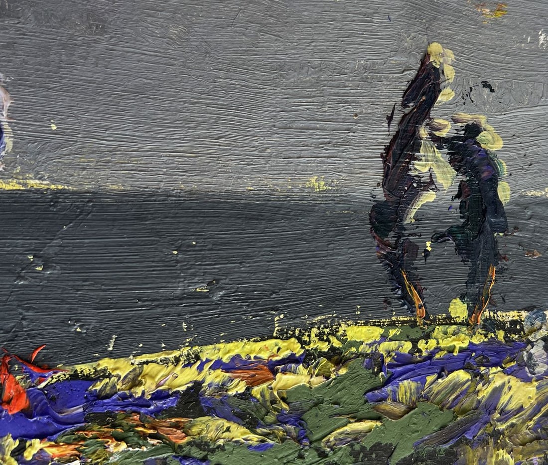 Oil painting Far beyond the river Alex Kalenyuk - 5