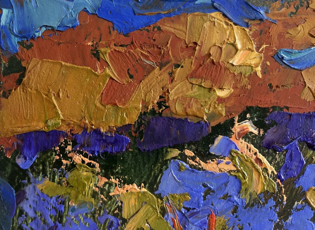 Oil painting Evening boat ride Alex Kalenyuk - 5