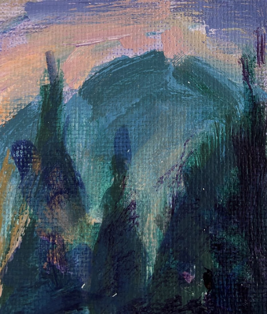 Acrylic painting Reflection of nature Mykhailo Patskan - 4