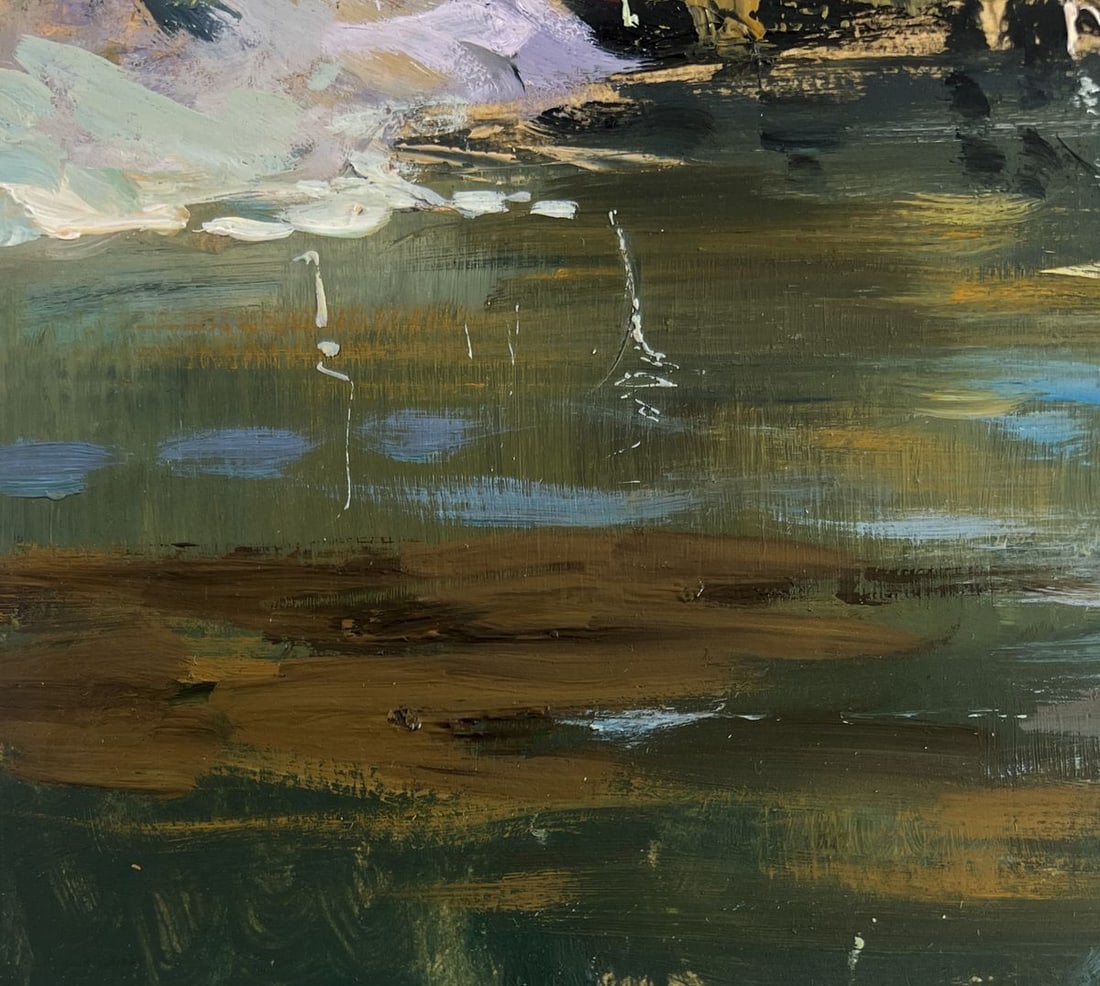 Oil painting Small yacht club Yuriy Suprunchuk - 7