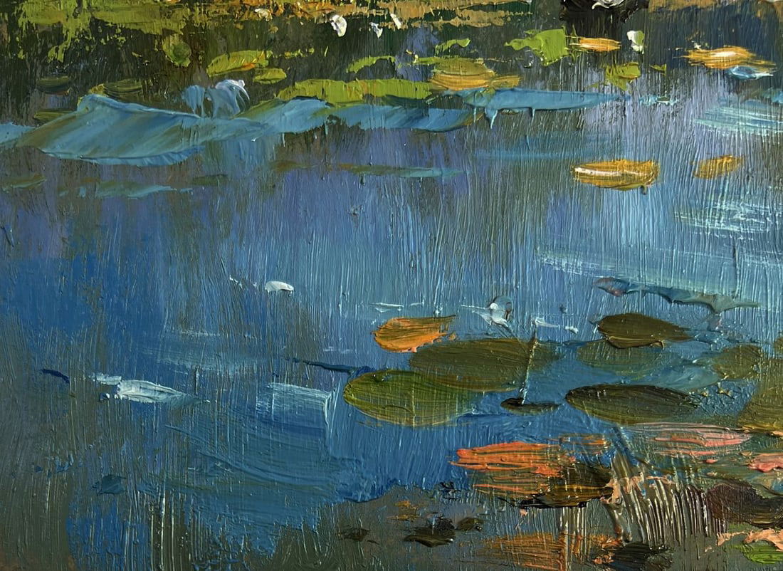 Oil painting Crossing to the other bank Yuriy Suprunchuk - 7