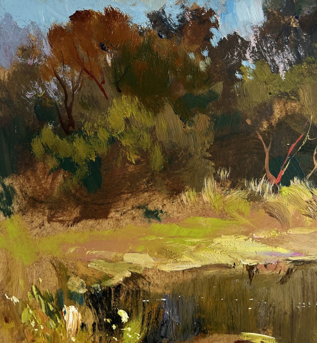 Oil painting Preparing for a boat trip Yuriy Suprunchuk - 6