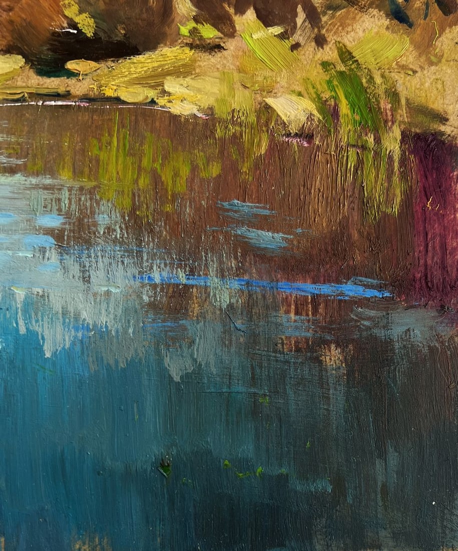 Oil painting Preparing for a boat trip Yuriy Suprunchuk - 9