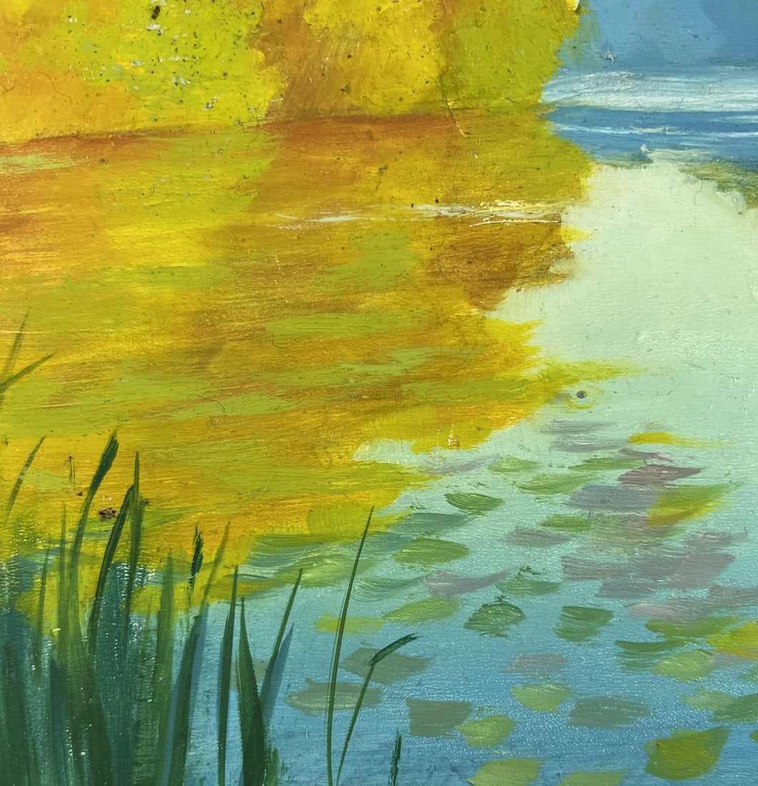 Oil painting Autumn landscape Mykhailo Burdylo - 8