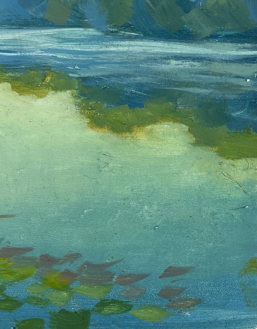 Oil painting Autumn landscape Mykhailo Burdylo - 9