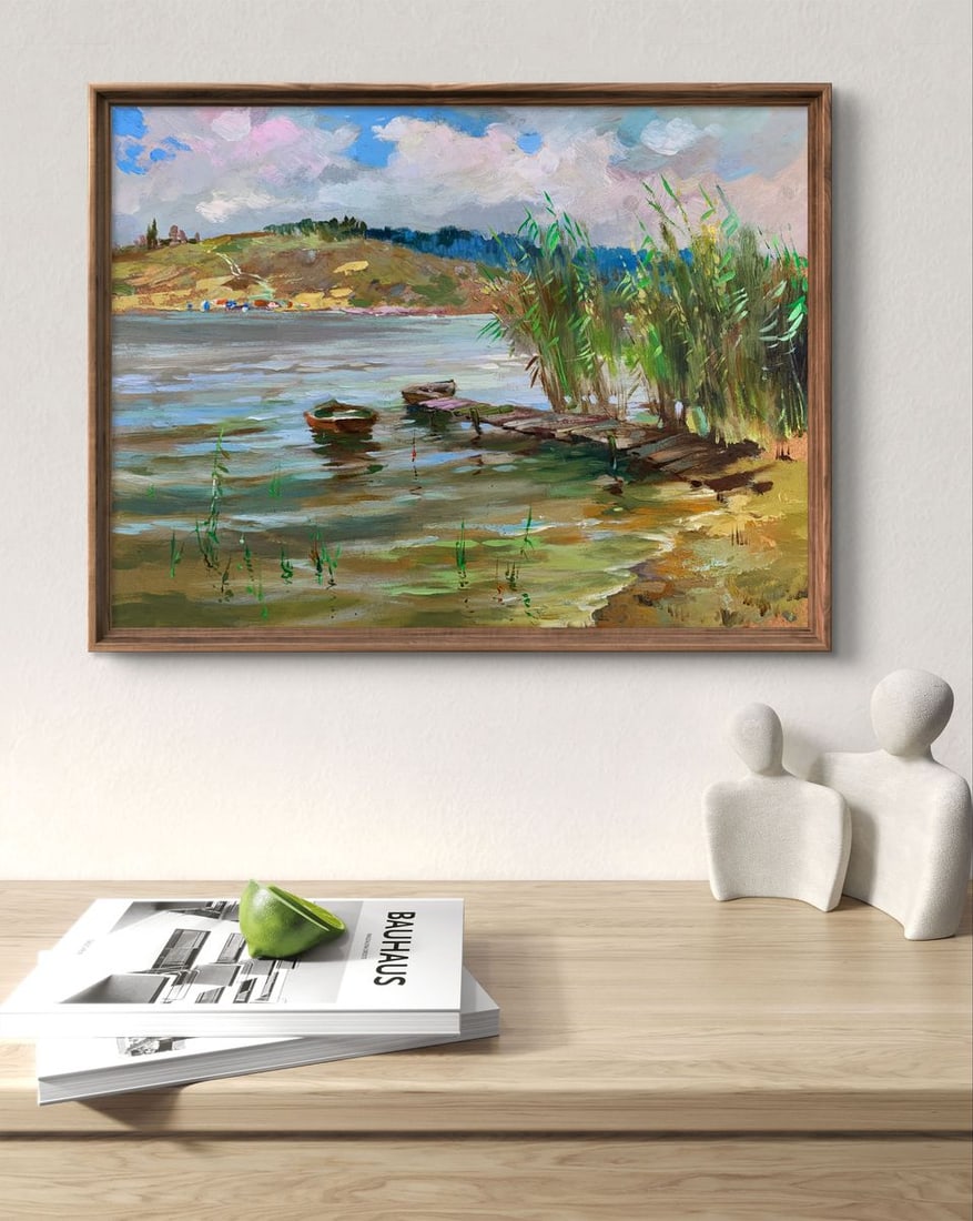 Oil painting Covered in clouds Yuriy Suprunchuk - 3