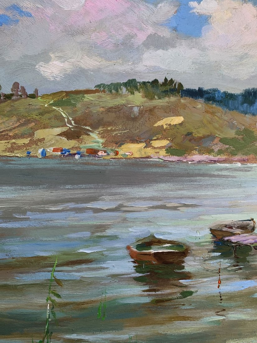 Oil painting Covered in clouds Yuriy Suprunchuk - 4