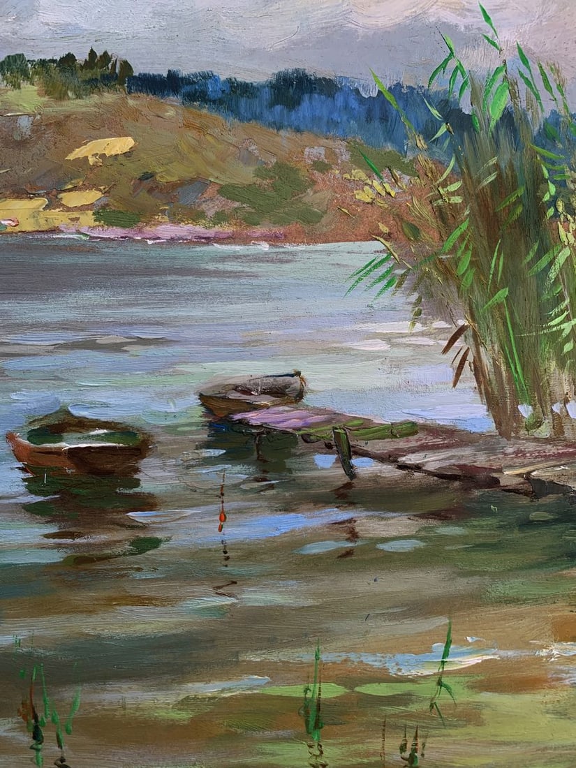 Oil painting Covered in clouds Yuriy Suprunchuk - 7