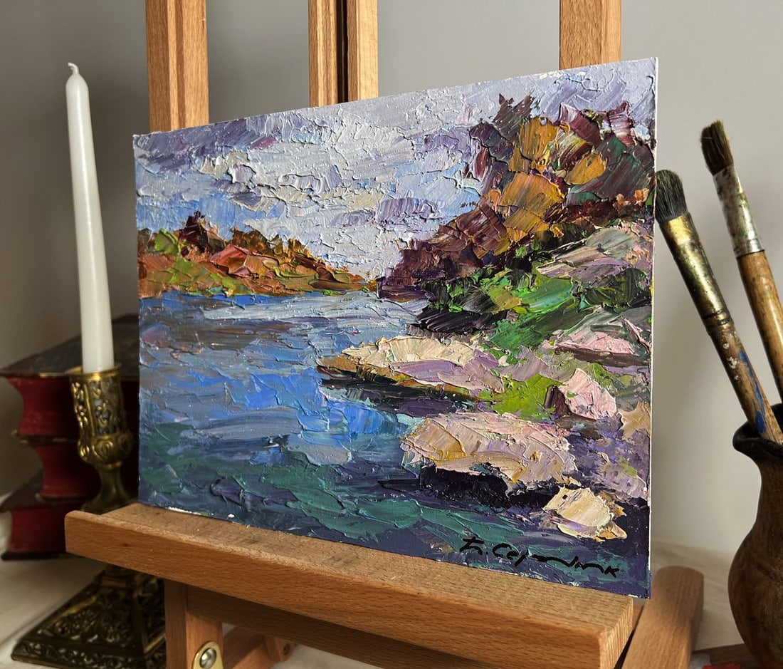 Oil painting Stone Coast Boris Serdyuk - 2