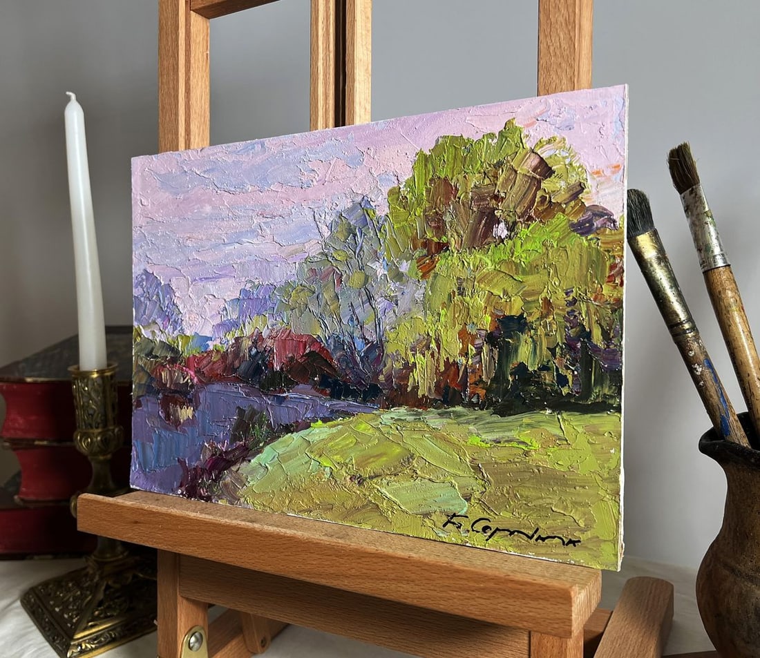 Oil painting Hot August day Boris Serdyuk - 2