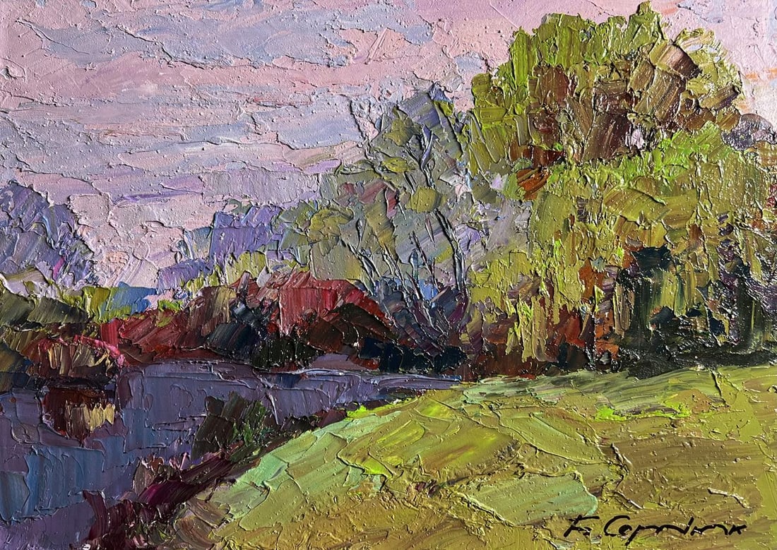 Oil painting Hot August day Boris Serdyuk - 3