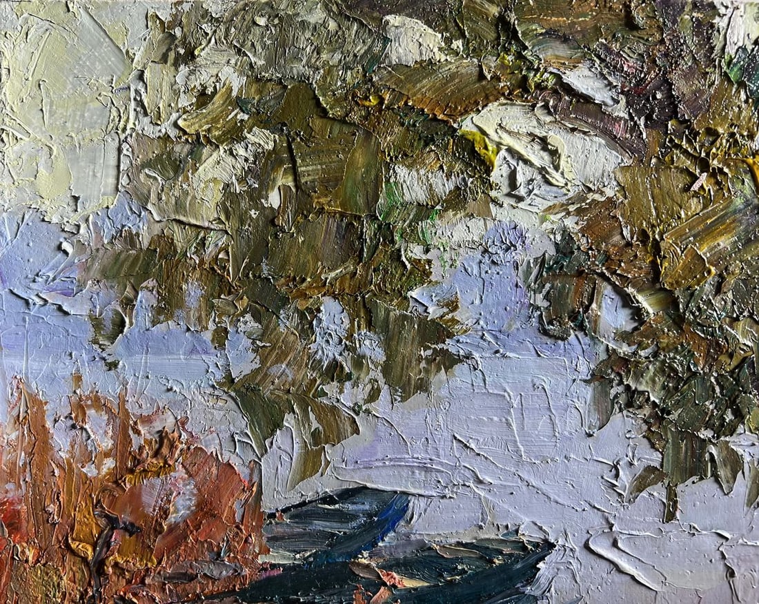 Oil painting Boats on the shore Boris Serdyuk - 4