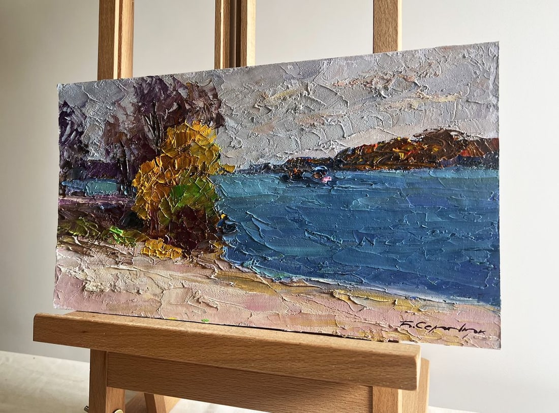 Oil painting Evening after a thunderstorm Boris Serdyuk - 2