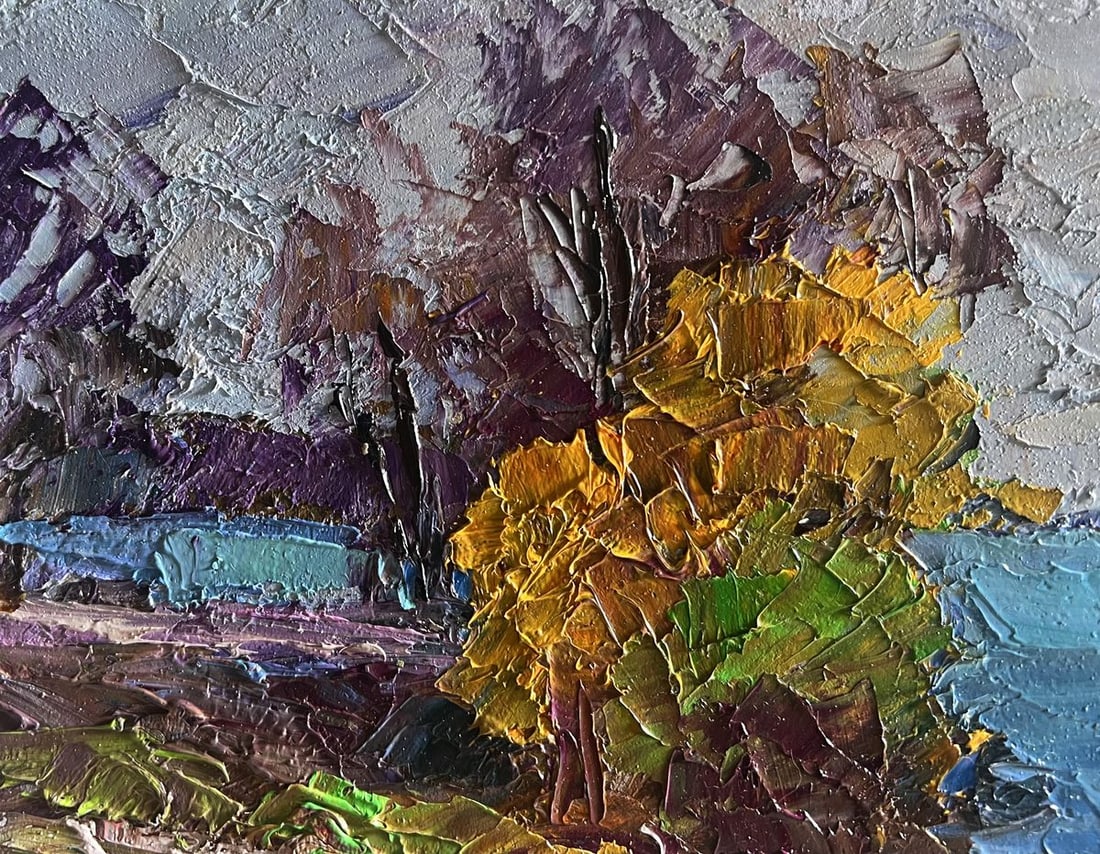 Oil painting Evening after a thunderstorm Boris Serdyuk - 4