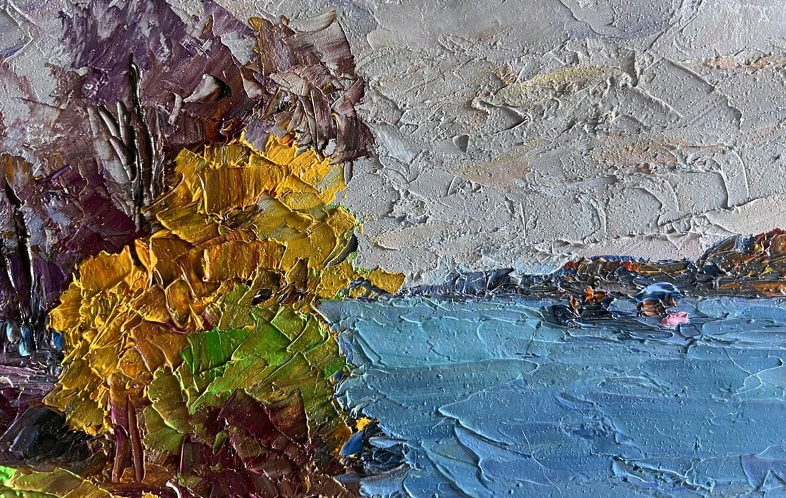 Oil painting Evening after a thunderstorm Boris Serdyuk - 5