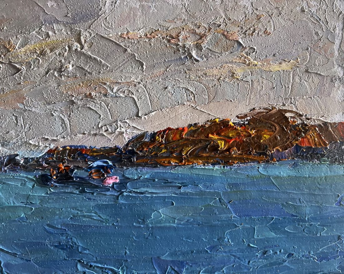 Oil painting Evening after a thunderstorm Boris Serdyuk - 6