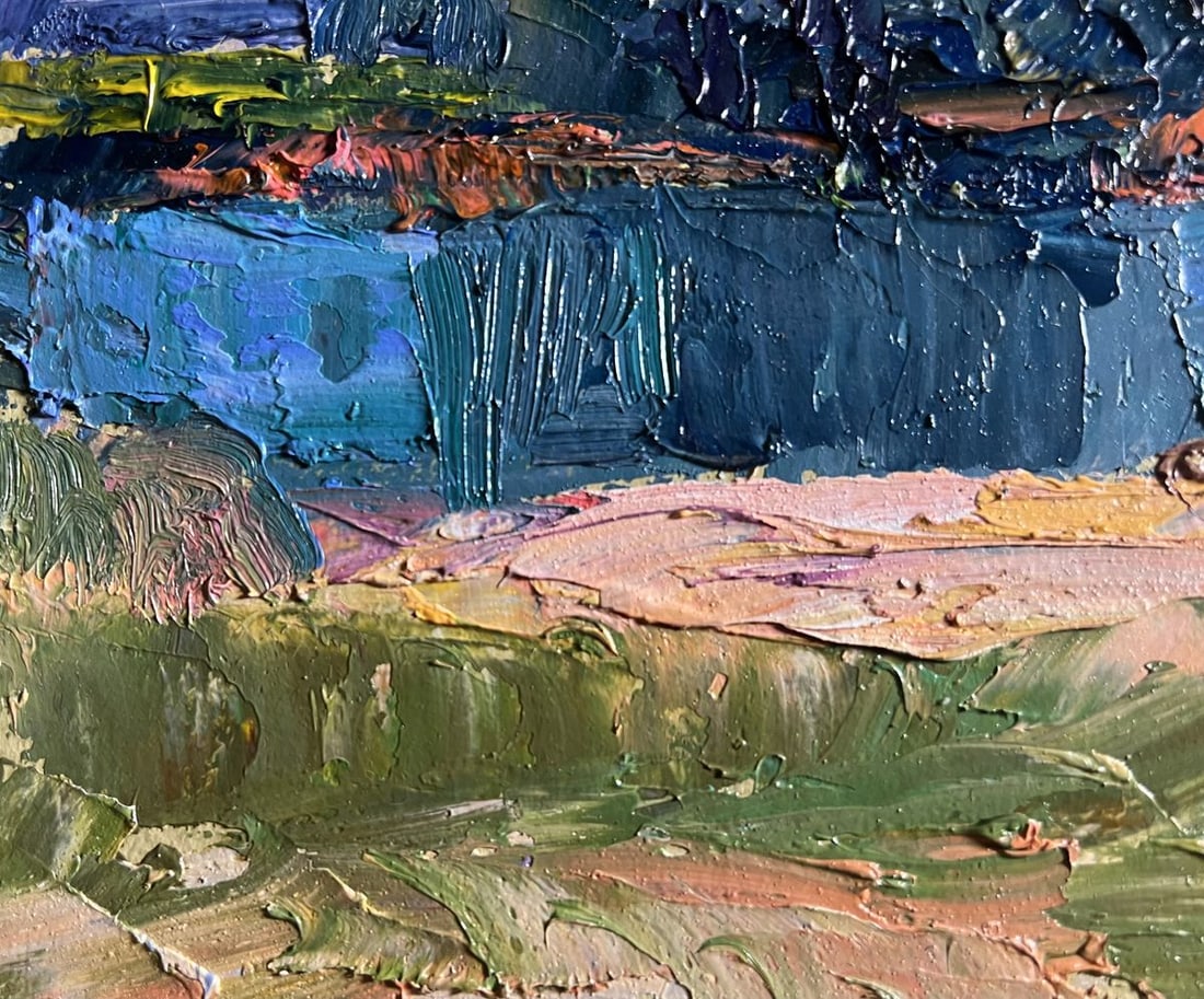 Oil painting On the golden shore Boris Serdyuk - 8