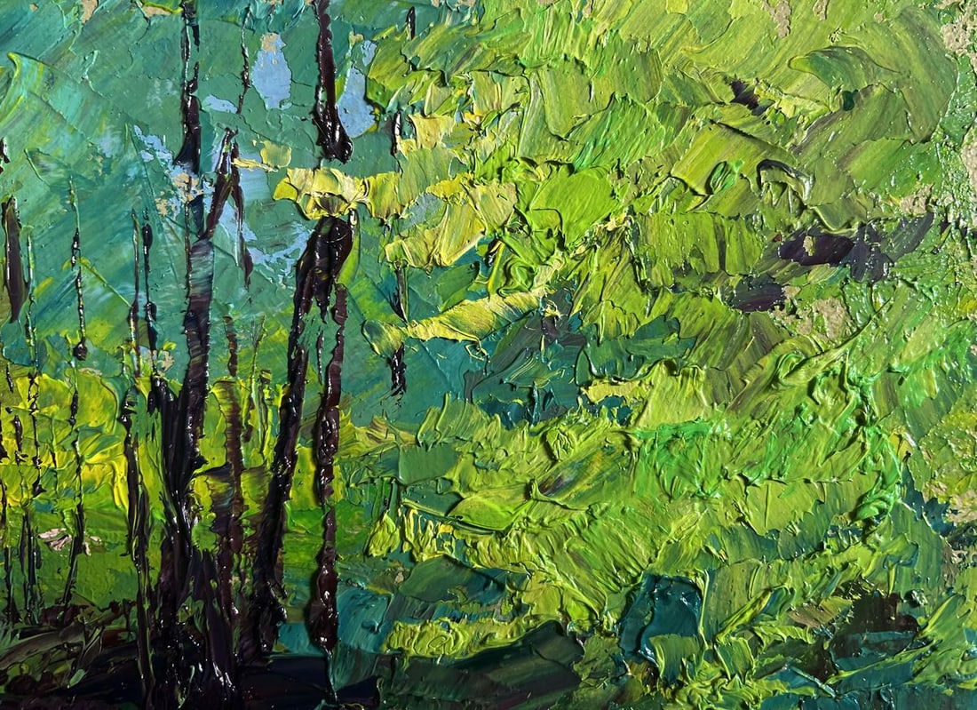 Oil painting Warm days of spring Boris Serdyuk - 6