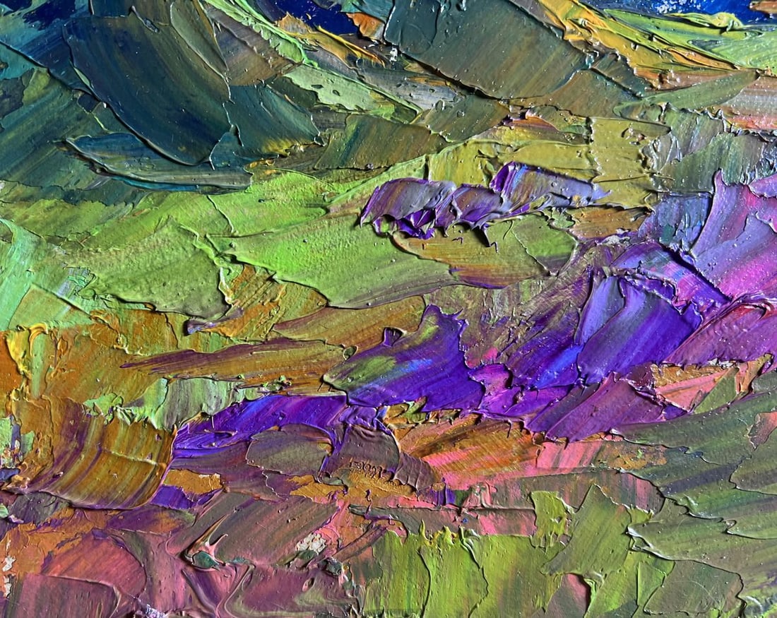 Oil painting The road to the river Boris Serdyuk - 7