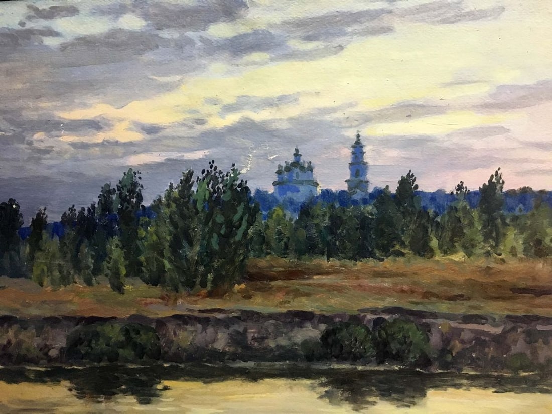 Forest landscape oil painting - 2