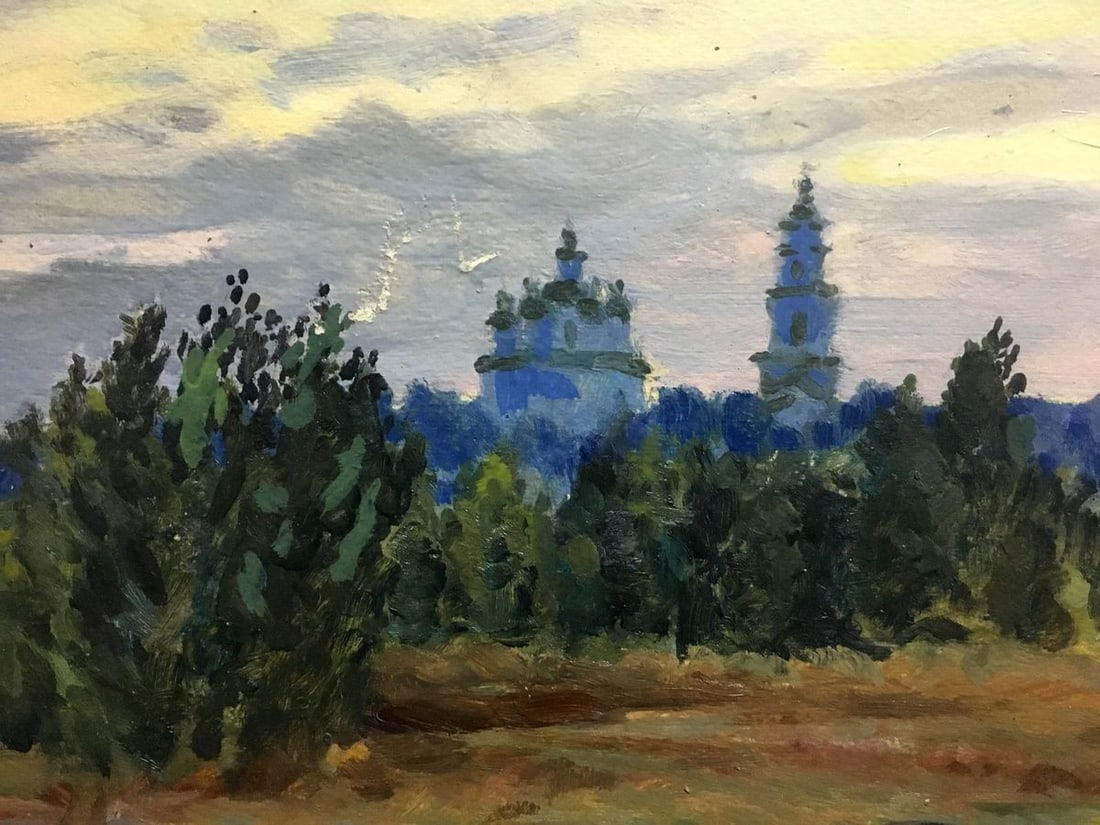 Forest landscape oil painting - 3