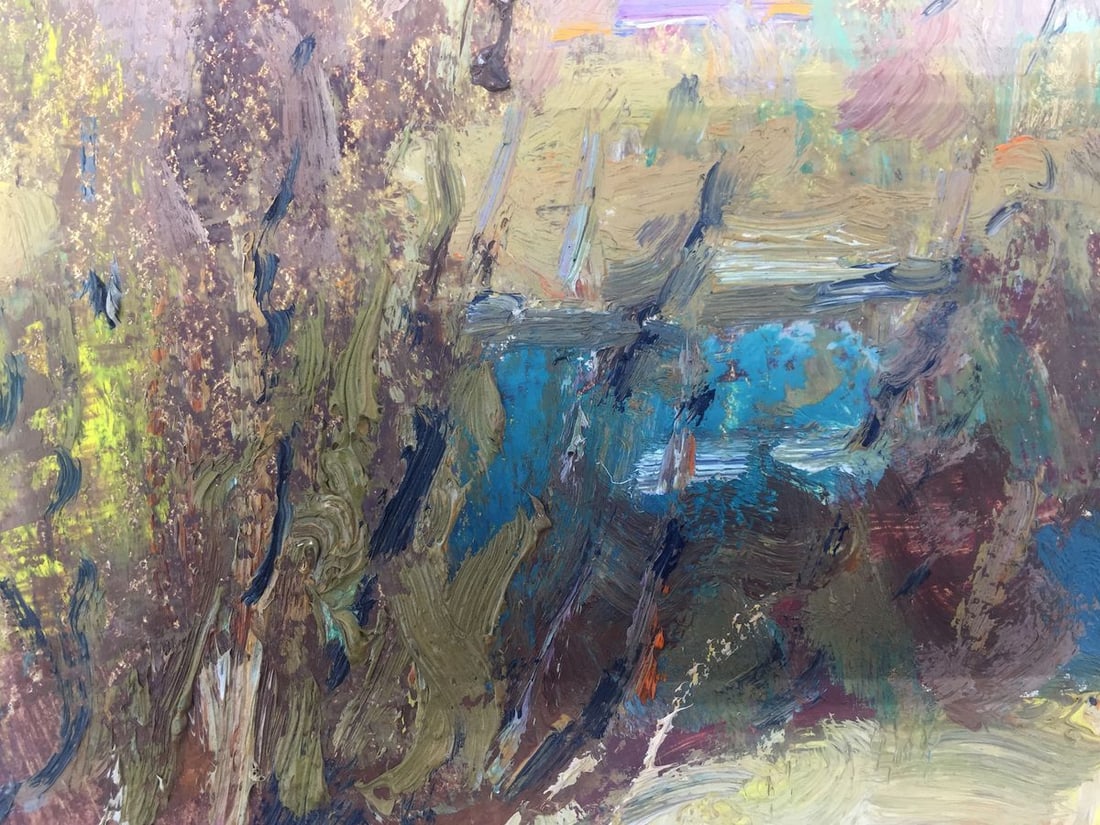 Oil painting River Viktor Grigor'yevich Sevast'yanov - 7