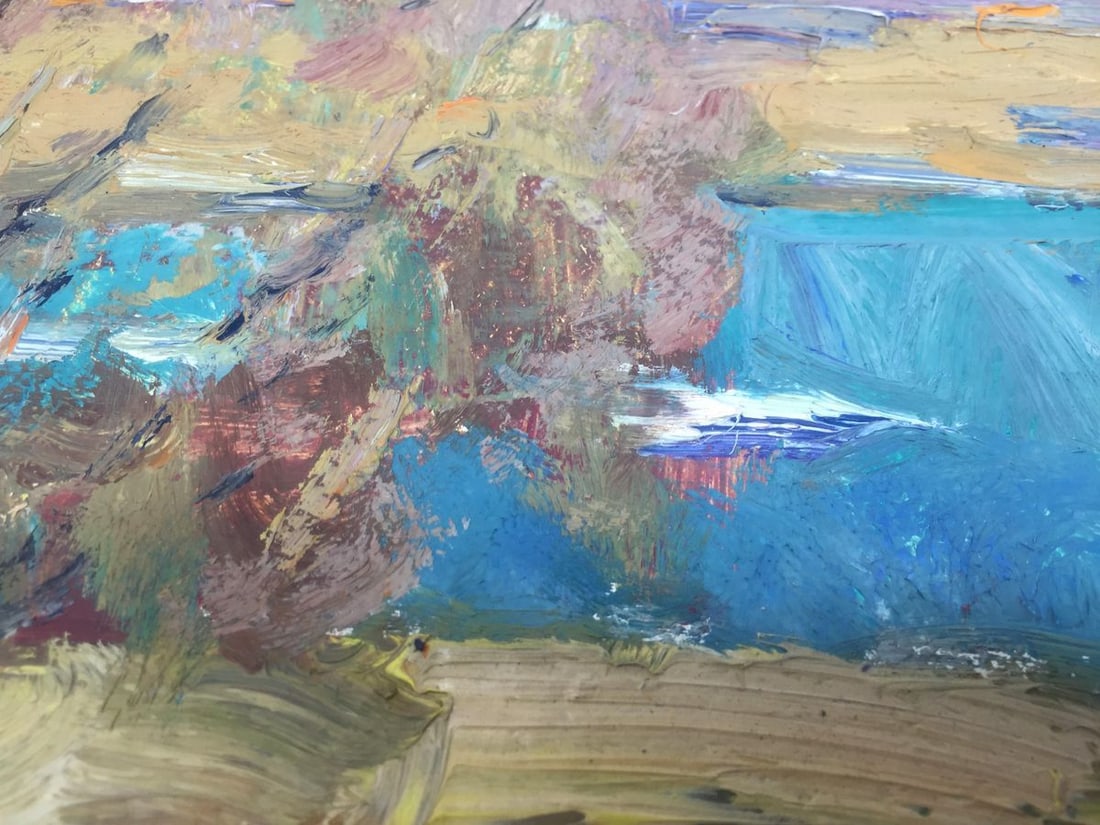 Oil painting River Viktor Grigor'yevich Sevast'yanov - 8