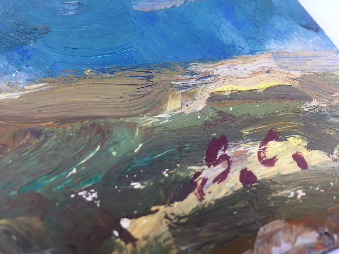 Oil painting River Viktor Grigor'yevich Sevast'yanov - 9