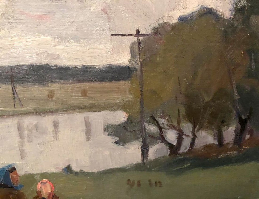 Oil painting It's a nasty day Khrustalenko Nikolai Alexandrovich - 3