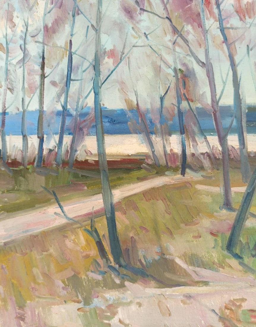 Oil painting The last warm days Peter Tovpev - 5