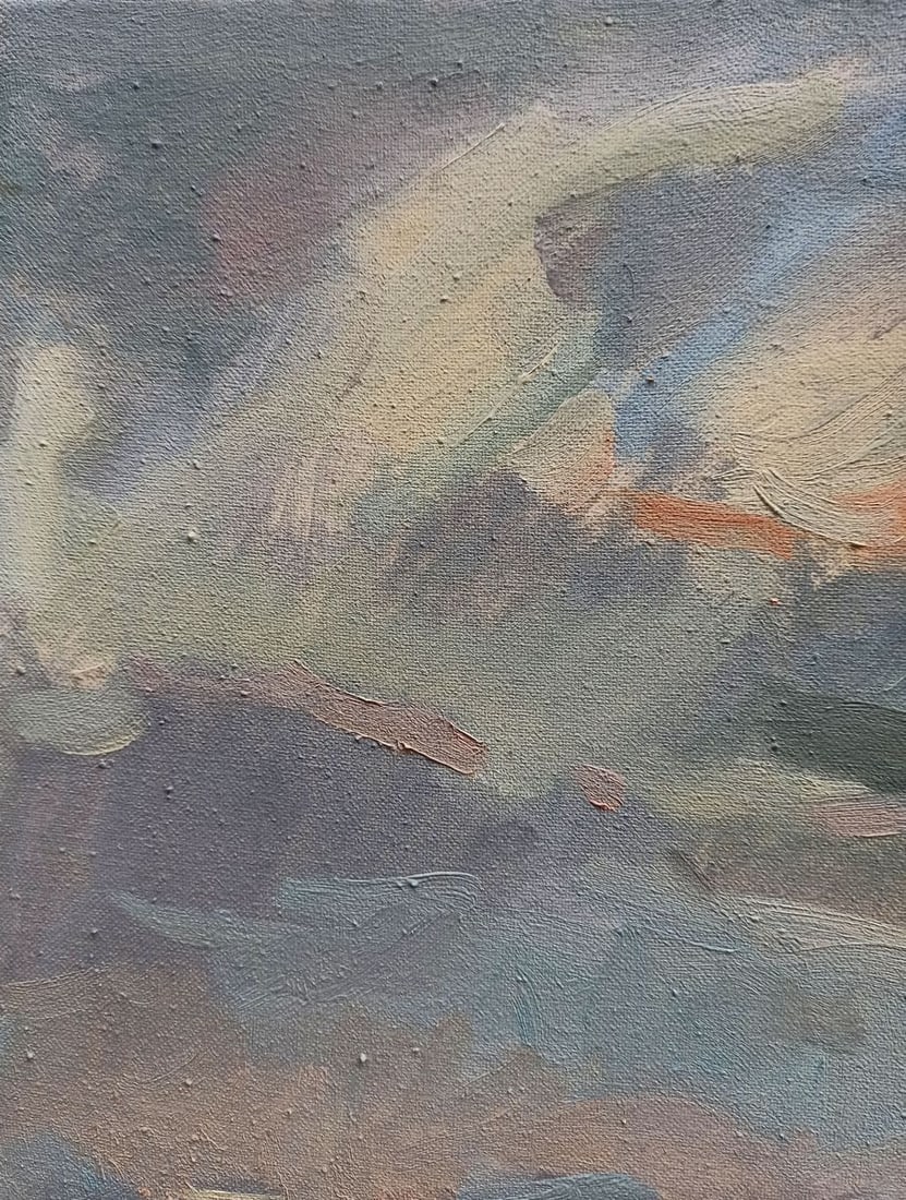 Oil painting Autumn landscape Peter Tovpev - 2