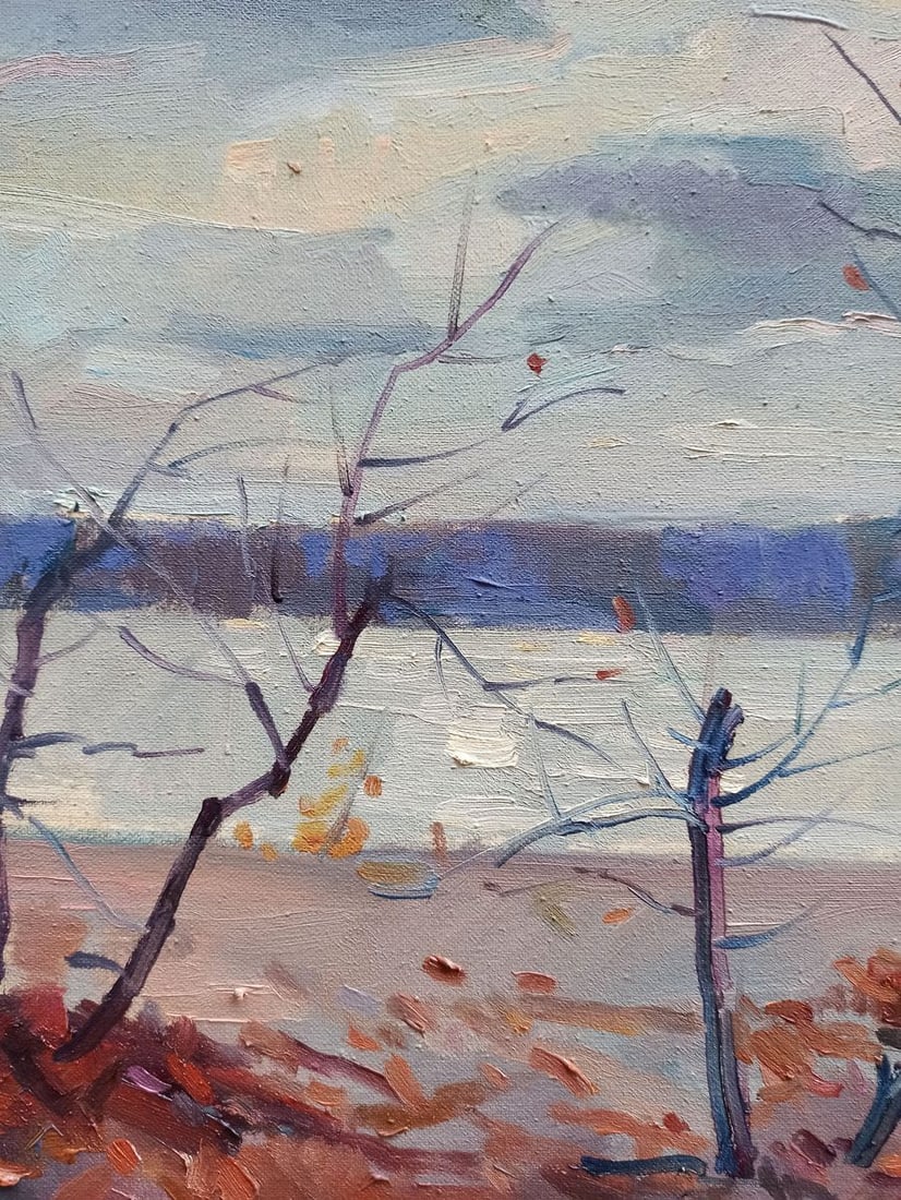 Oil painting Autumn landscape Peter Tovpev - 7