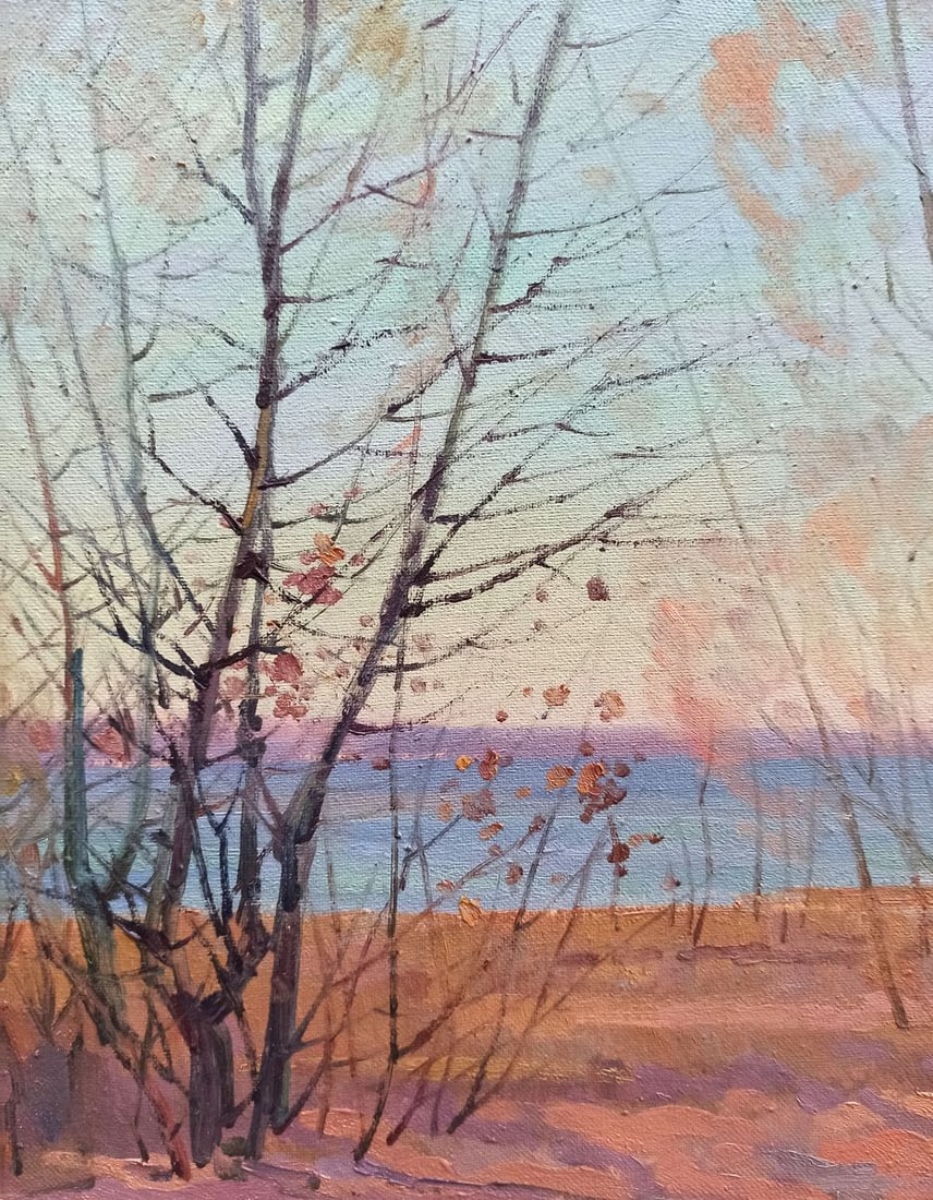 Oil painting Autumn landscape Peter Tovpev - 4