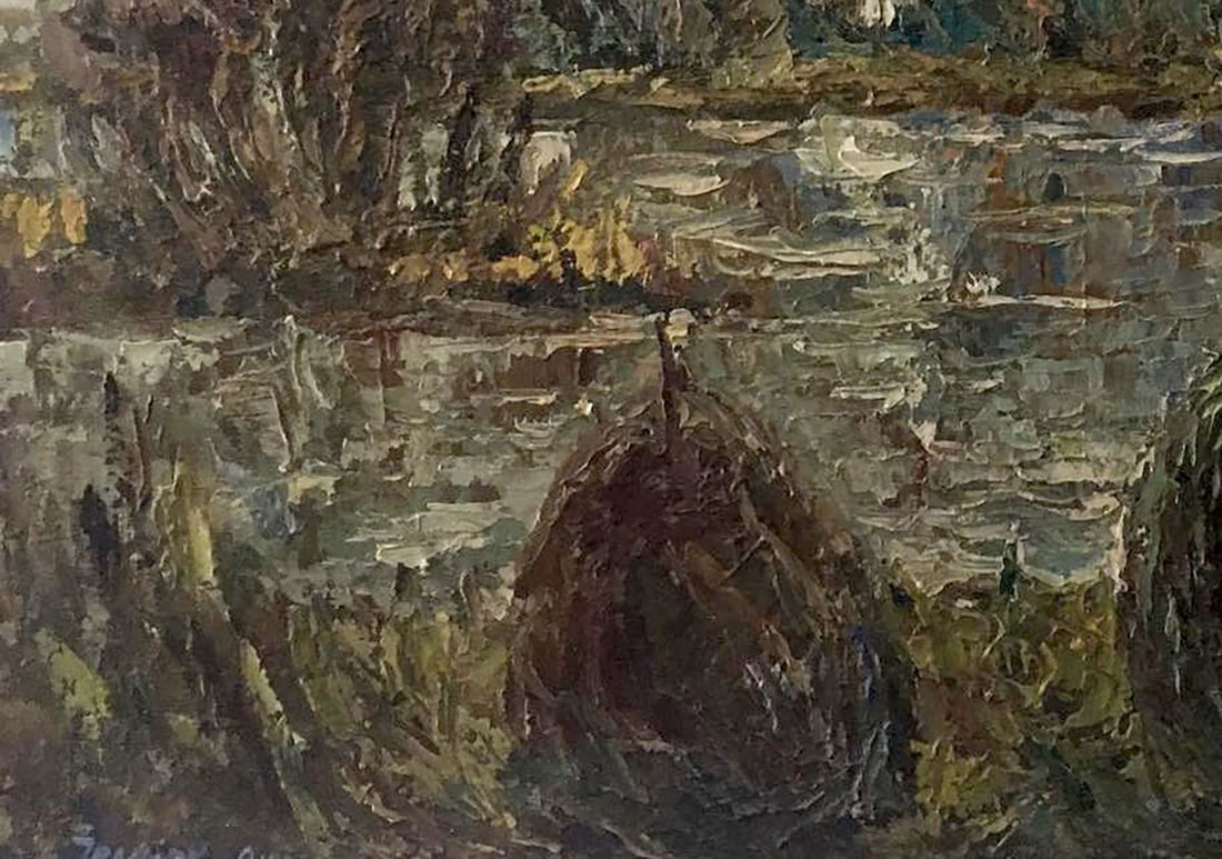 Oil painting Settlement Kalenyuk Oksana - 4