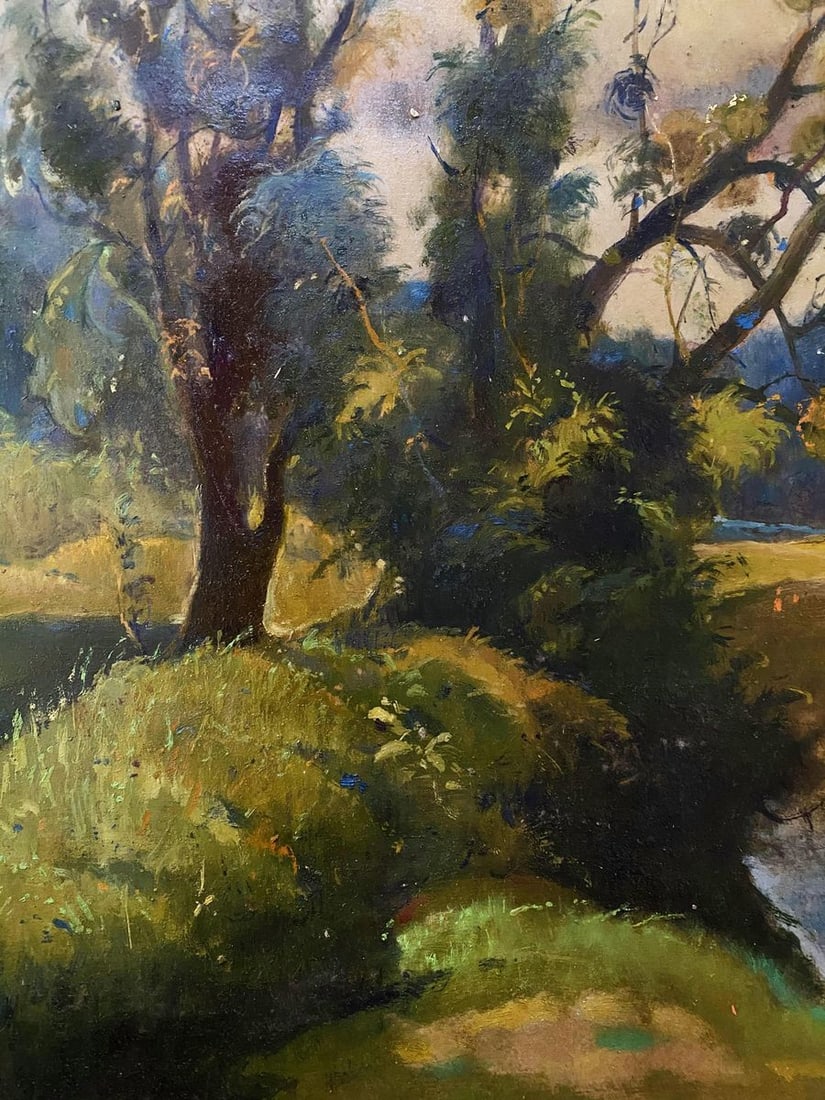 Oil painting Summer on the river Litvinov Oleg Arkad'yevich - 4
