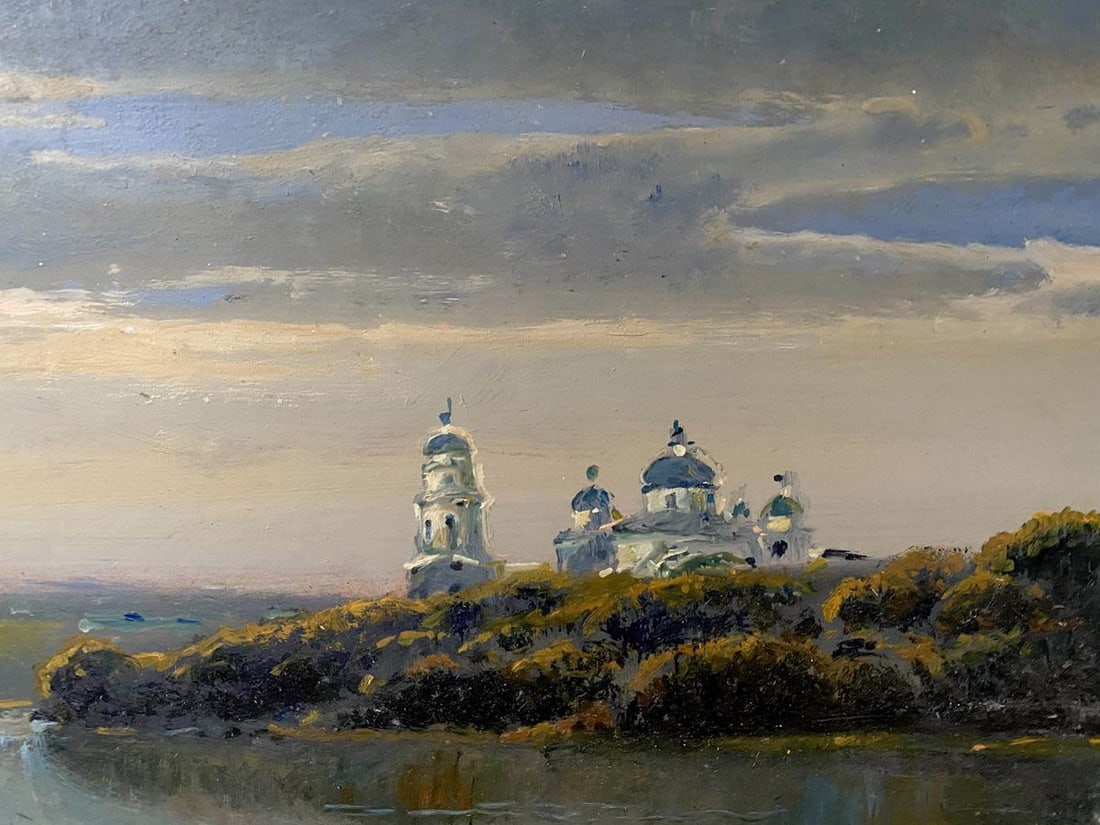 Oil painting Monastery Litvinov Oleg Arkad'yevich - 2