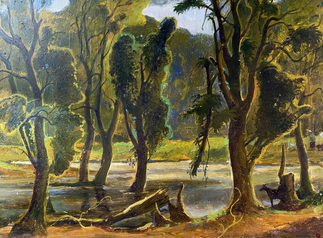 Oil painting High water Litvinov Oleg Arkad'yevich (1 of 7)