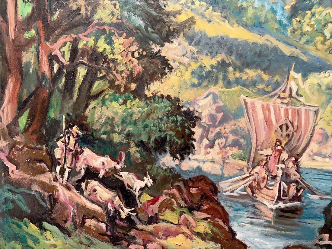 Oil painting Odyssey Alexander Arkadievich Litvinov - 4