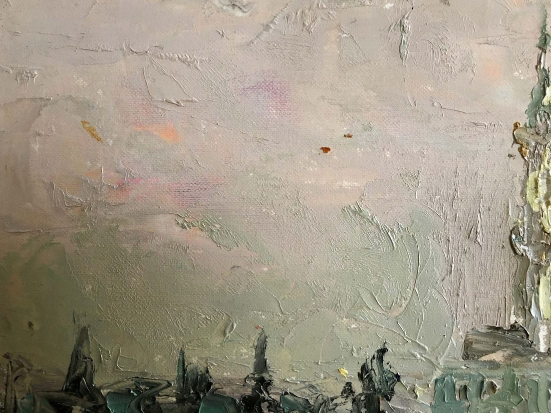 Oil painting City landscape Endeberya Viktor - 3