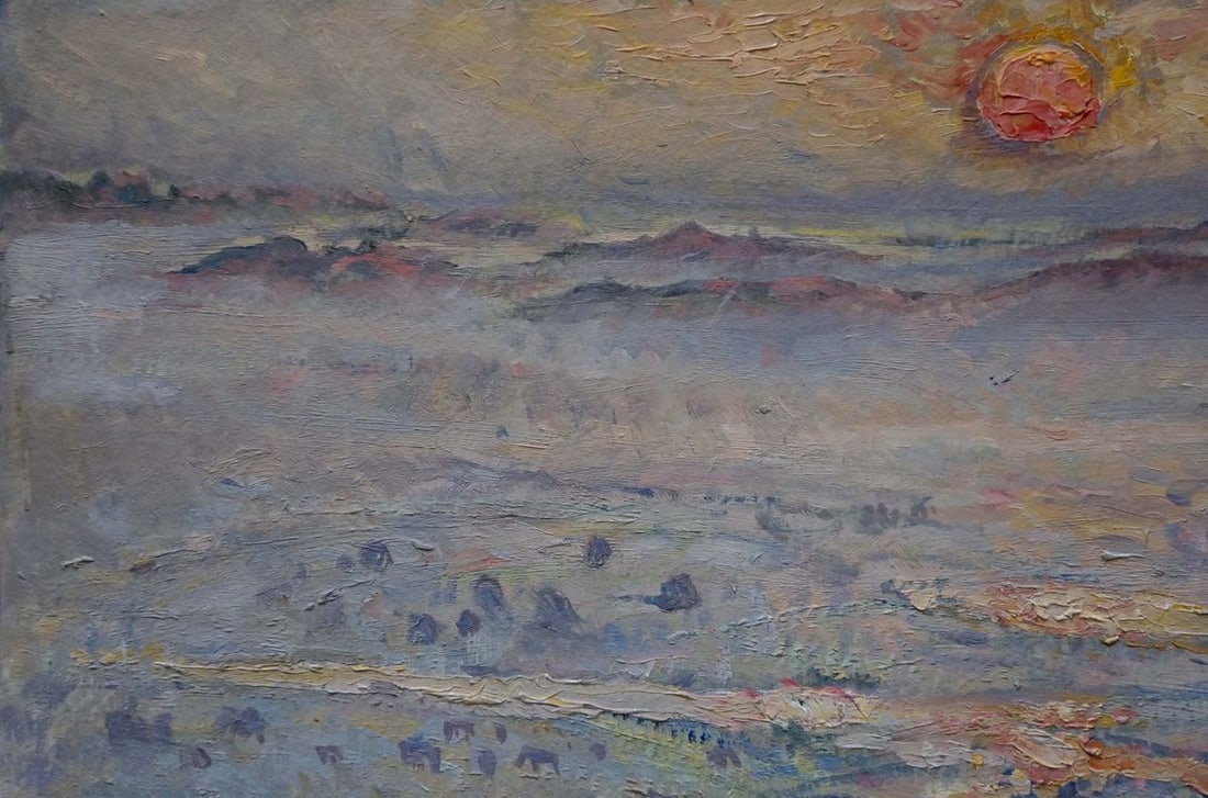 Oil painting Sunset - 3