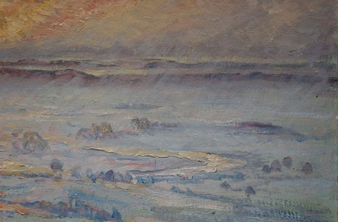 Oil painting Sunset - 4